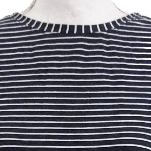 Lululemon Brunswick Muscle Tank Modern Stripe Heathered Black White - Picture 8 of 11